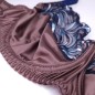 Terra Comfort: Brown Satin Flat Bra for Men in Extra Large Sizes Terra Comfort: Brown Satin Flat Bra for Men in Extra Large Sizes