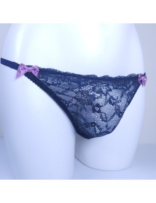 Moon Garden: Lace G-string Panties for Men
