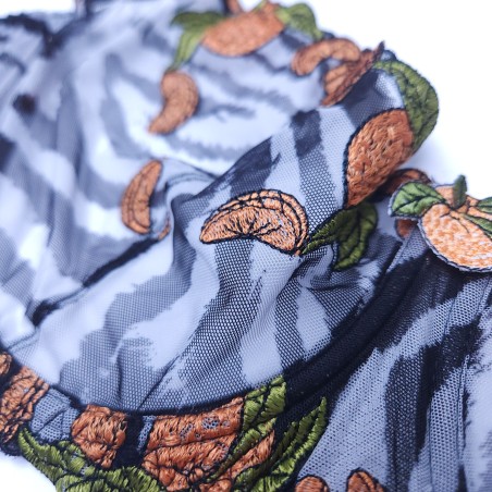 Zesty Savannah - AA Flat Chest Bra Mesh Balconette