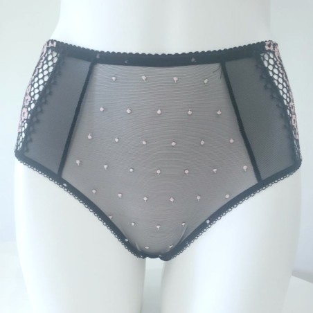 MEDIUM Black & Pink Bliss maxi brief