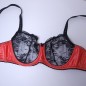 SatinSky: Underwire Satin Male Bra