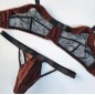 2XL Mocha Elegance G-String with front pouch 2XL Mocha Elegance G-String with front pouch