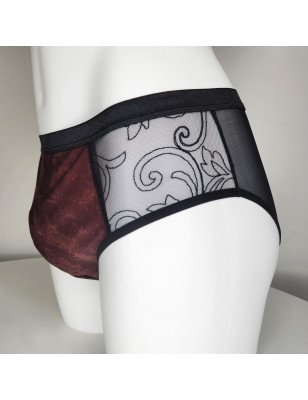 Mocha Elegance: Men's Crossdresser Panties