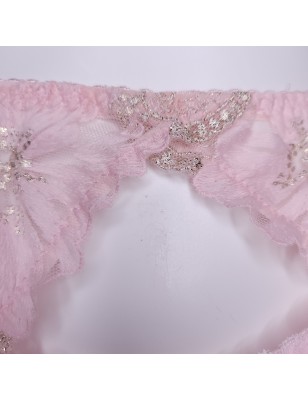 LARGE garter belt Pink Whisper