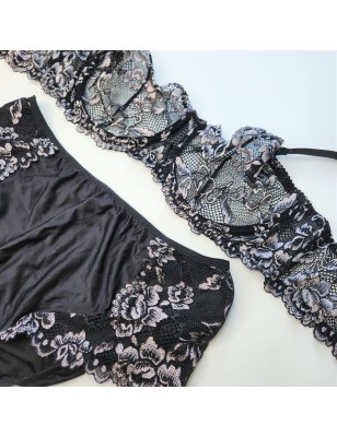40AA underwire bra Noir Mirage