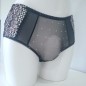 LARGE maxi brief Black and Pink Bliss