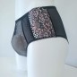 LARGE maxi brief Black and Pink Bliss