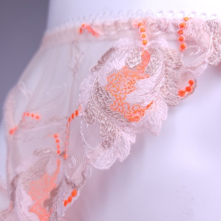 MEDIUM garter belt Apricot Sunset