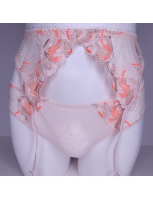 MEDIUM garter belt Apricot Sunset