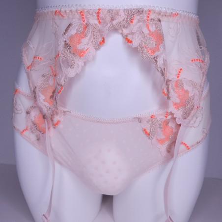MEDIUM garter belt Apricot Sunset