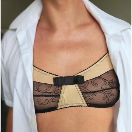 36AA no underwire bra Golden Twilight Fantasy