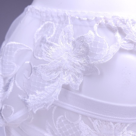 LARGE garter belt White Harmony