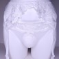 LARGE garter belt White Harmony