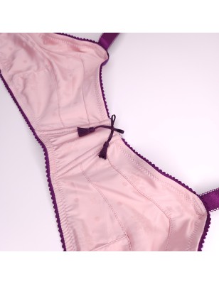 46AA no-underwire bra All-Satin