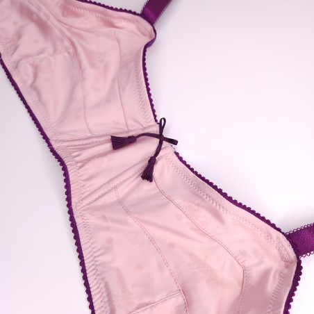 46AA no-underwire bra All-Satin