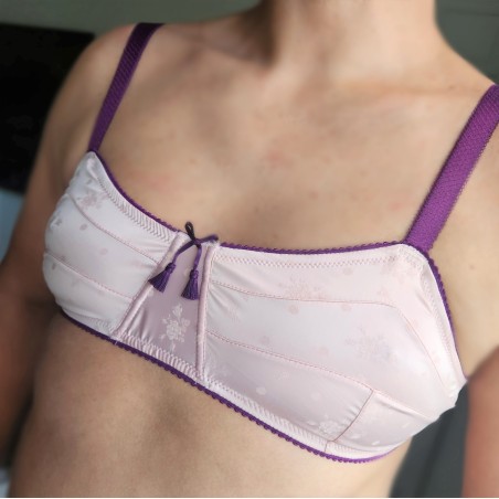 46AA no-underwire bra All-Satin