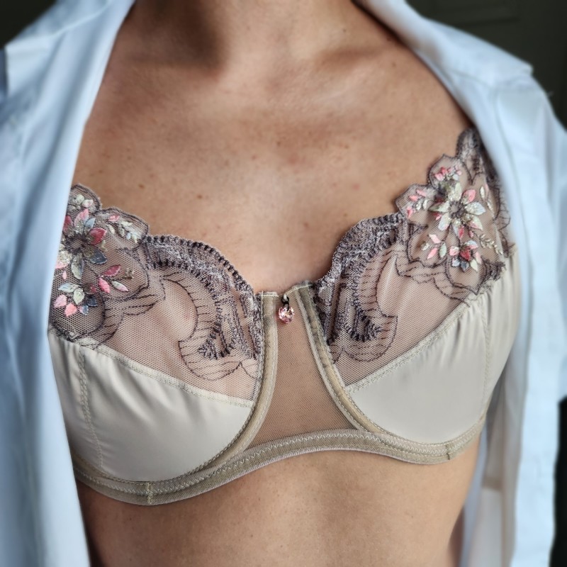 46AA underwire bra full coverage SissySat Elegance