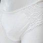 MEDIUM thongs Ivory Glitter