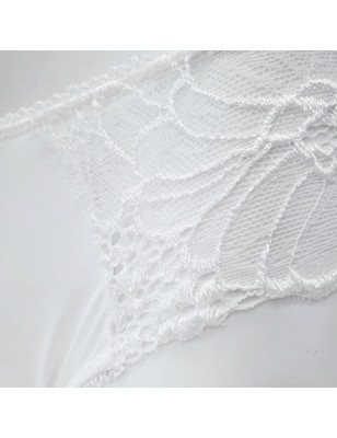 MEDIUM thongs Ivory Glitter