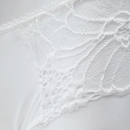 MEDIUM thongs Ivory Glitter