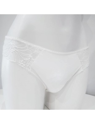 MEDIUM thongs Ivory Glitter
