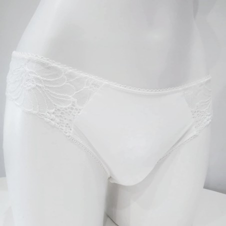 MEDIUM thongs Ivory Glitter