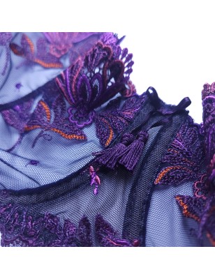Royal Tease - Sissy Bra for Men in Vibrant Purple