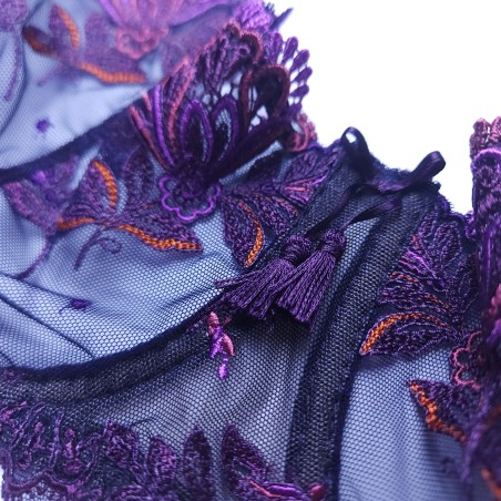 Royal Tease - Sissy Bra for Men in Vibrant Purple