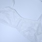 Snow Glow - White Satin Sissy Bra for Men Snow Glow - White Satin Sissy Bra for Men