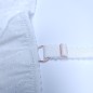 Snow Glow - White Satin Sissy Bra for Men Snow Glow - White Satin Sissy Bra for Men