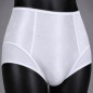 Snow Glow - White Satin Sissy High Waisted Brief