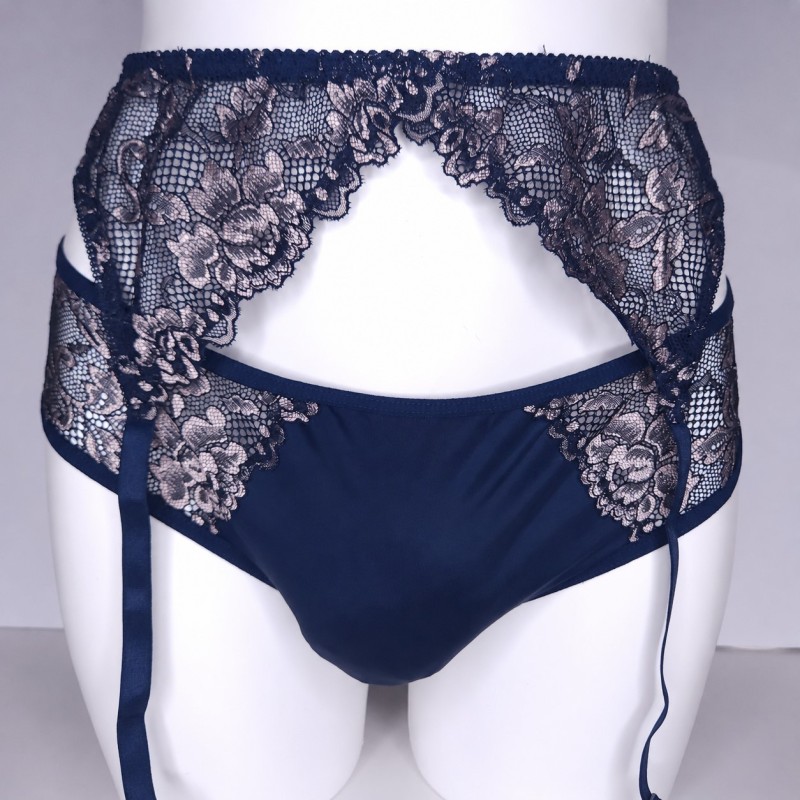 Noir Mirage: Black Sissy Lingerie Garter Belt Noir Mirage: Black Sissy Lingerie Garter Belt