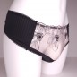 Noir Allure Satin & Mesh Men's Panties