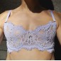 Lavender Tease: Lace AA Bra for Men - Flat Chest Fit Sissy Lingerie Lavender Tease: Lace AA Bra for Men - Flat Chest Fit Sissy Lingerie