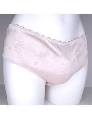 Soft Camelia - Soft Beige Satin Brief