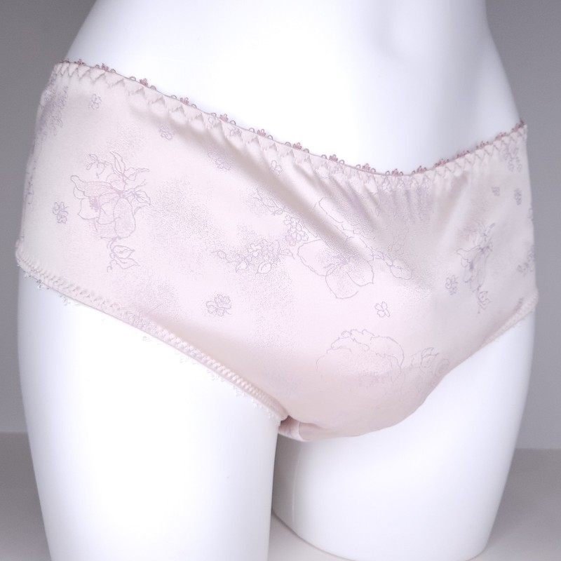 Soft Camelia - Soft Beige Satin Brief Soft Camelia - Soft Beige Satin Brief
