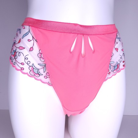 4XL coral nylon thongs
