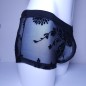 Black Garden – See Through Velvet Boxer Brief for Men Black Garden – See Through Velvet Boxer Brief for Men