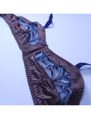 man's satin bra