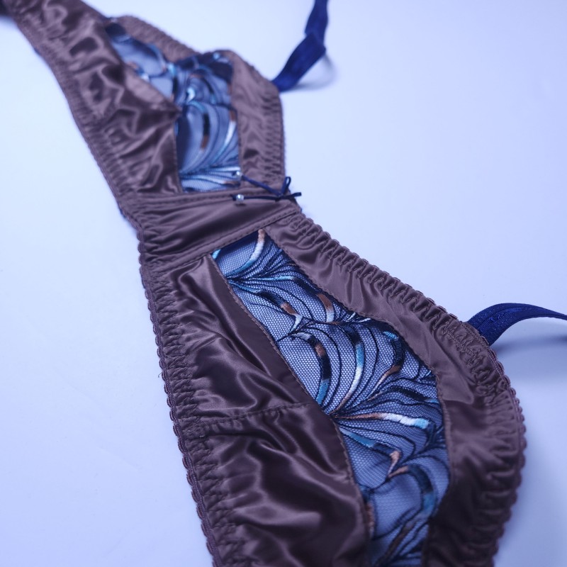 Terra Comfort: Men's Satin Flat Bra Terra Comfort: Men's Satin Flat Bra