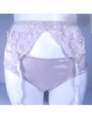 Soft Camelia - Soft Beige Garter Belt