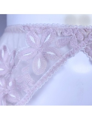 LARGE garter belt Soft Camelia
