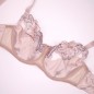 SissySat Elegance Men's Beige Satin Embrace Bra