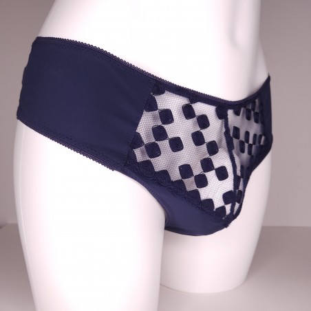NavyNest: Dark Blue Handmade Panties for Men in Regular and Plus Sizes