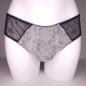 Noir Intrigue: Men's Matching Feminine Thong and Panty Set