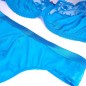 Azure Serenity: Low-Waist Thongs with Pouch for M2F Crossdressing Men