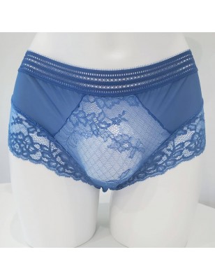 Blue Enchantment: Sexy See-Thru Sissy Panties for Men