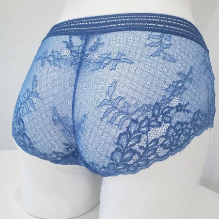 Blue Enchantment: See-Thru Sissy Panties for Men in All Sizes
