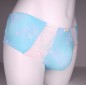 Sky Serenity: Silky Soft Blue Panties for Men