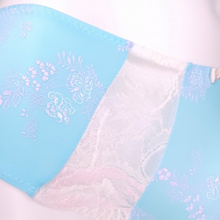 Sky Serenity: Silky Soft Blue Panties for Men